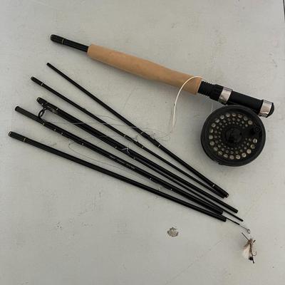 Fly Fishing Kit, Pole, flies, wisdom book