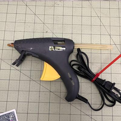 Stanley Glue Gun and Black & Decker Wizard Rotary Tool and Hollow Creative Wood Burner