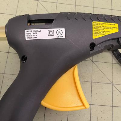 Stanley Glue Gun and Black & Decker Wizard Rotary Tool and Hollow Creative Wood Burner