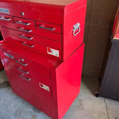 Tool cabinet on wheels