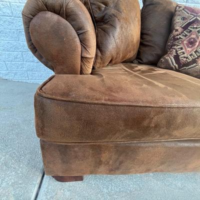Brown Suede Loveset