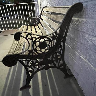 3 Seater Cast iron garden bench