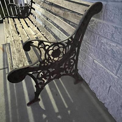 3 Seater Cast iron garden bench