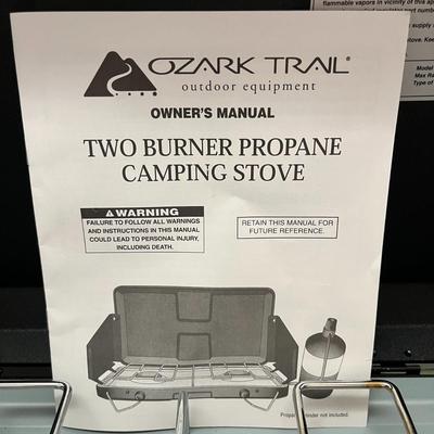 Ozark Trail 2 Burner Propane Stove J2627 (Next to NEW!)