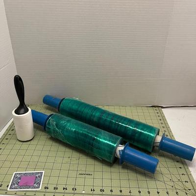 Saran Wrap Rolls and Lint Roller