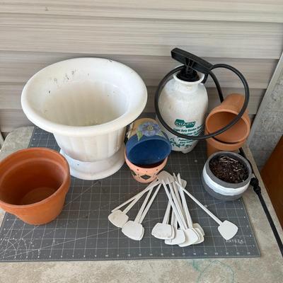 Various Outdoor Garden Tools and Items