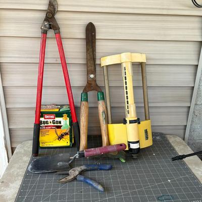 Various Outdoor Garden Tools and Items