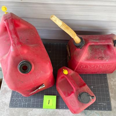 3 Gasoline Cans