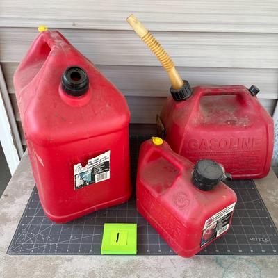 3 Gasoline Cans