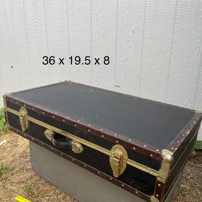 Black Trunk/Storage box - 36 x 19.5 x 8