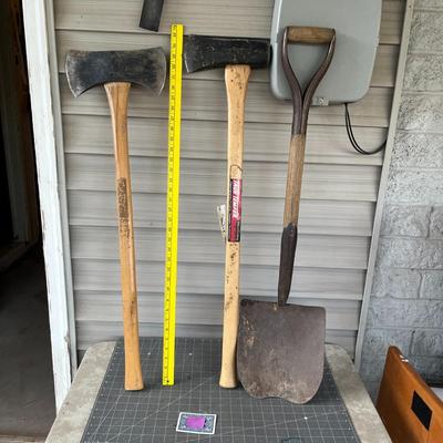 Shovel and Two Axes Lot