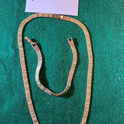 I Love You Necklace and Bracelet