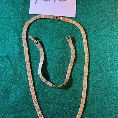 I Love You Necklace and Bracelet
