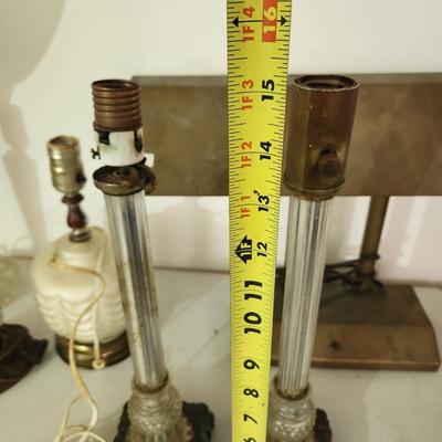 Vintage Lot of Table & Desk Lamps Aladdin Gooseneck