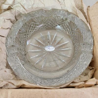 Collection of Glassware Rogaska Ashtray Gorham Nachtmann Bowl