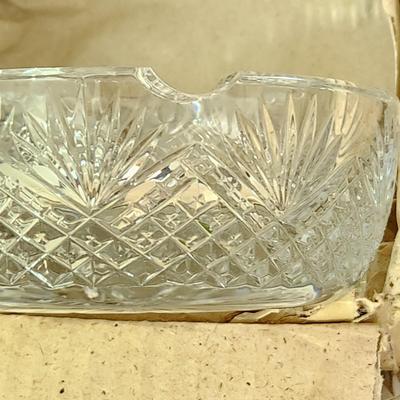 Collection of Glassware Rogaska Ashtray Gorham Nachtmann Bowl