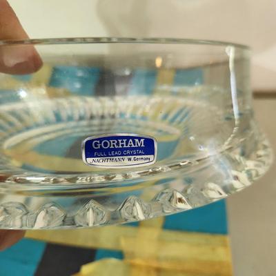 Collection of Glassware Rogaska Ashtray Gorham Nachtmann Bowl