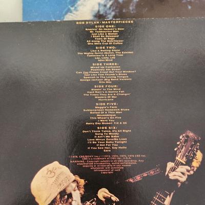 4 Bob Dylan Record Albums
