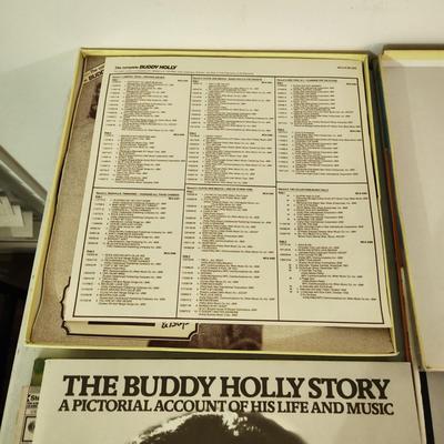 Collection of Record Albums Buddy Holly John Denver Blood Sweat & Tears Fleetwood Mac Michael Jackson Bee Gees