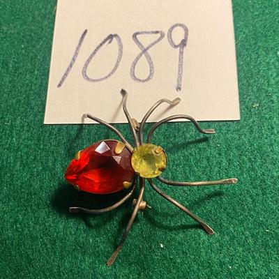 Vintage Spider Brooch