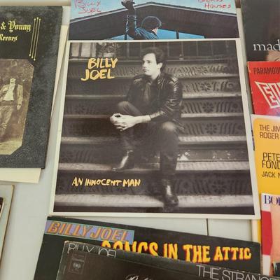 Collection Record Albums Elvis, Eagles, Bowie, bob marley, Houston Lennon Billy Joel and more