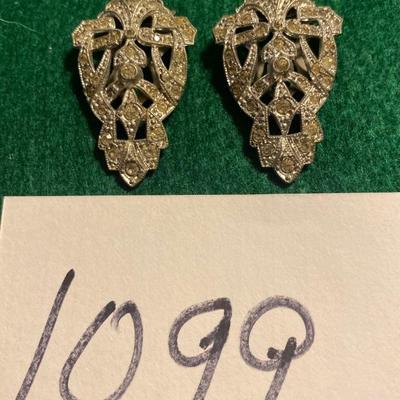 Vintage Rhinestone Dress or Shoe Clips