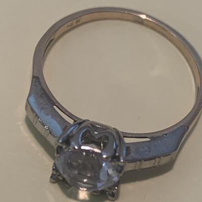 14k Gold Diamond Ring