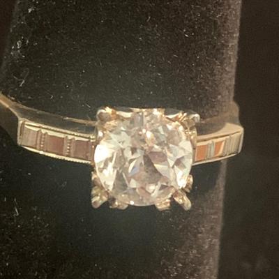 14k Gold Diamond Ring