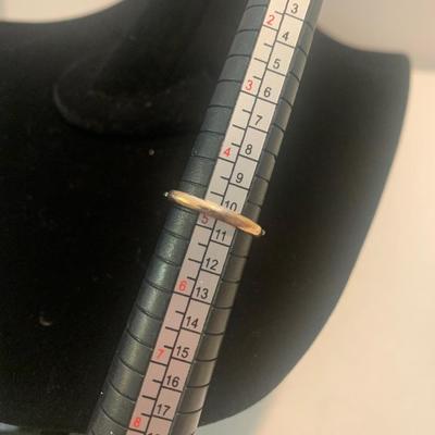 Sterling & Gold Plated Estate Ring