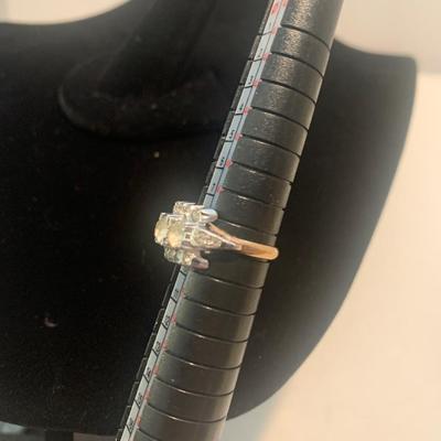 Sterling & Gold Plated Estate Ring