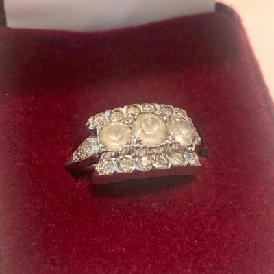 Sterling & Gold Plated Estate Ring