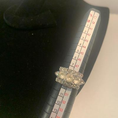 Sterling & Gold Plated Estate Ring