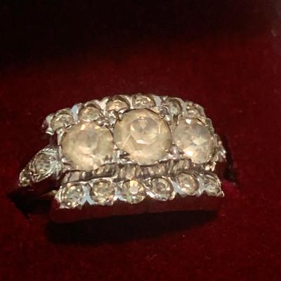 Sterling & Gold Plated Estate Ring