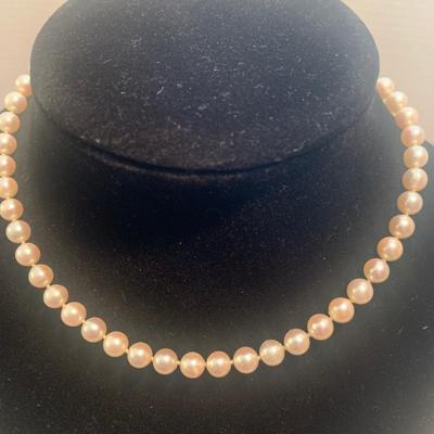 15” Pearl Necklace Strand