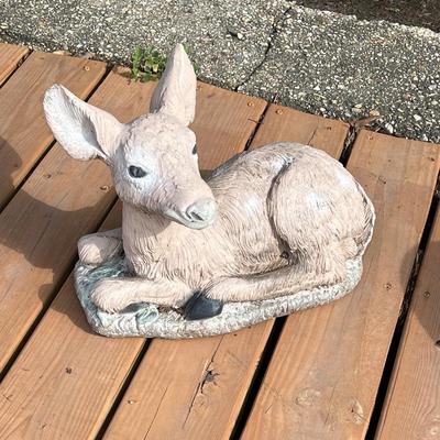 Cement Deer Statue