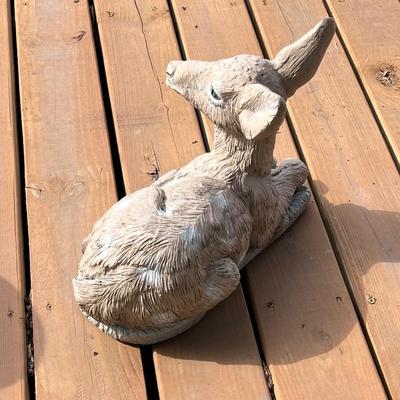 Cement Deer Statue