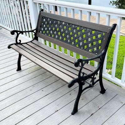 Heavy Iron Polyboard Garden Bench