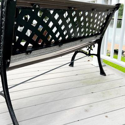 Heavy Iron Polyboard Garden Bench