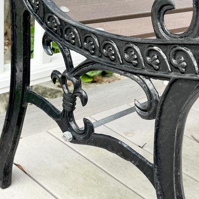 Heavy Iron Polyboard Garden Bench