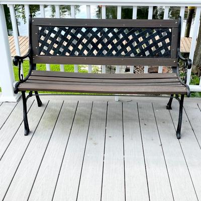 Heavy Iron Polyboard Garden Bench