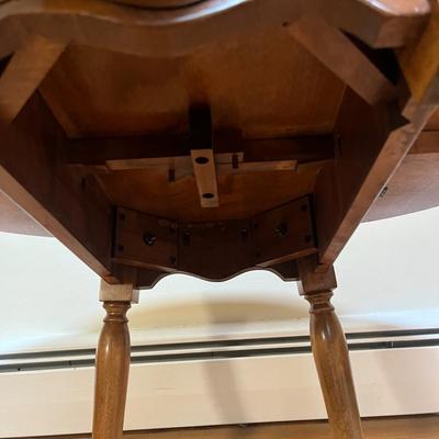 Pair of Maple Drop Leaf Side Tables (LR-MG)