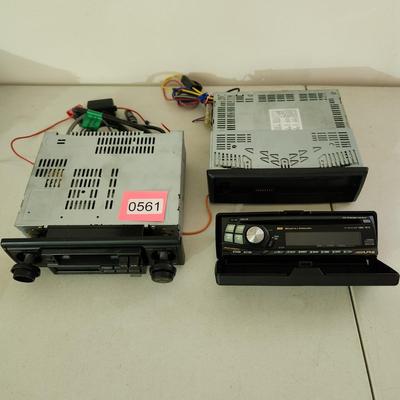 Vintage Car Radios Alpine CD Receiver CDM-7874 Pioneer Super Tuner III KEH-8686