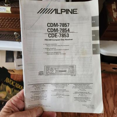 Vintage Car Radios Alpine CD Receiver CDM-7874 Pioneer Super Tuner III KEH-8686