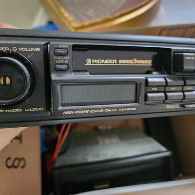 Vintage Car Radios Alpine CD Receiver CDM-7874 Pioneer Super Tuner III KEH-8686