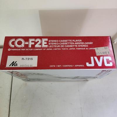 Vintage JVC CQ-F2E Stereo Cassette Player in Box