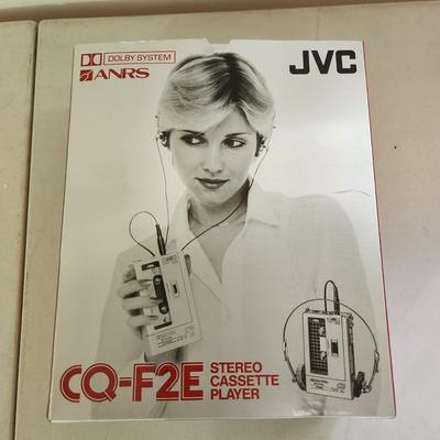 Vintage JVC CQ-F2E Stereo Cassette Player in Box