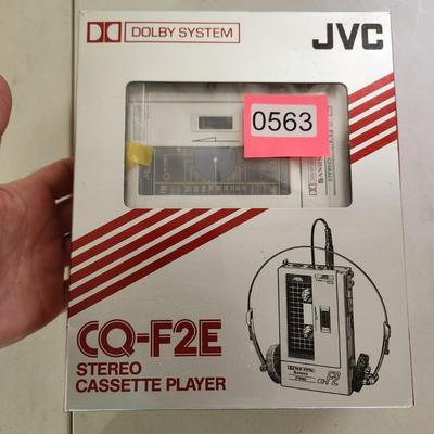 Vintage JVC CQ-F2E Stereo Cassette Player in Box