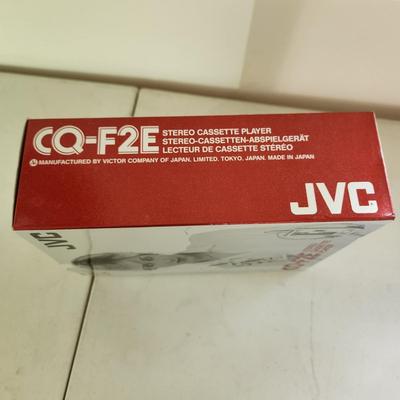 Vintage JVC CQ-F2E Stereo Cassette Player in Box