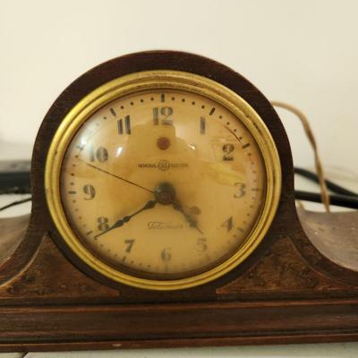 2 Telechron Electric Mantle Clocks