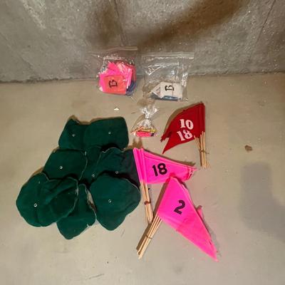 Golf theme table decor